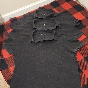 Old Navy Men's Dark Gray Polo Shirt